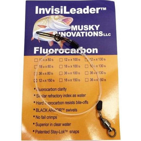 Musky Innovations Fluorocarbon Invisileaders