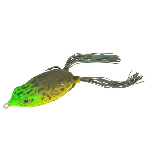 SPRO Dean Rojas Bronzeye Frog Jr. 60 - Hollow Body Topwater Bass Fishing Lure (Weedless Hooks)